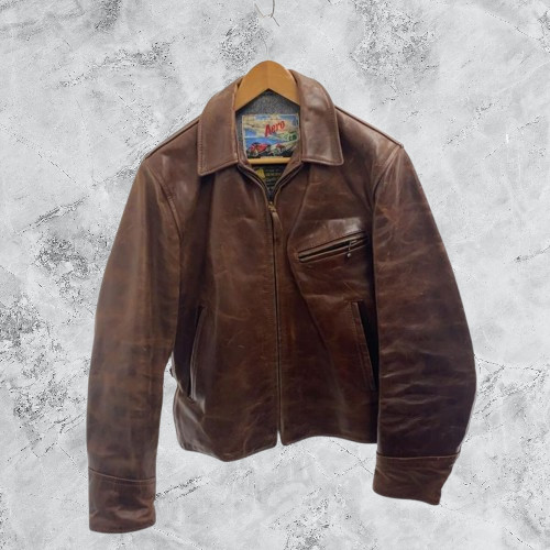 Aero leather blouson lining - leather,