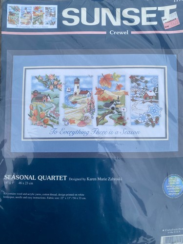 Dimensions sunset crewel kit - crewel,