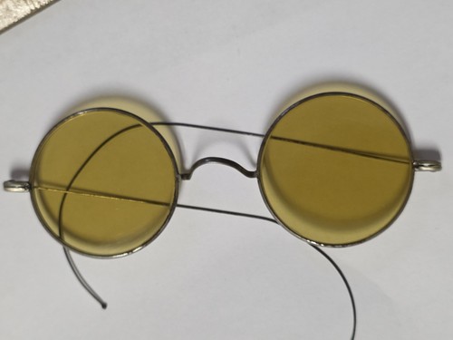 Civil war glasses amber yellow - civil,