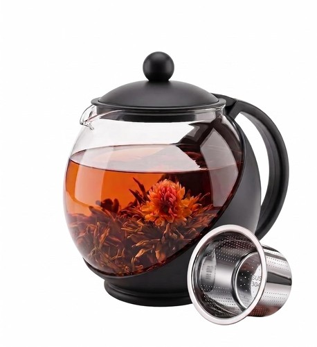 750ml glass teapot with - teapot,