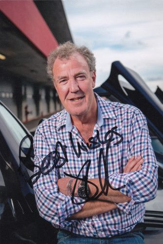 Jeremy clarkson hand signed - jeremy,