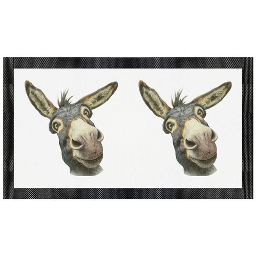 Funny donkey pet feeding mat - 'funny,