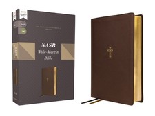 NASB, Wide Margin Bible, Leathersoft, Brown, Red Letter, 1995... - 9780310461081