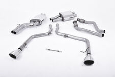 Milltek Audi S5 3.0 B8 Coupe / Cabrio Stainless Exhaust Race Non Res Polish Oval