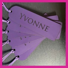 Personalised Engraved Leather Bookmark Gift - Any Text/Design, Pick Your Colour