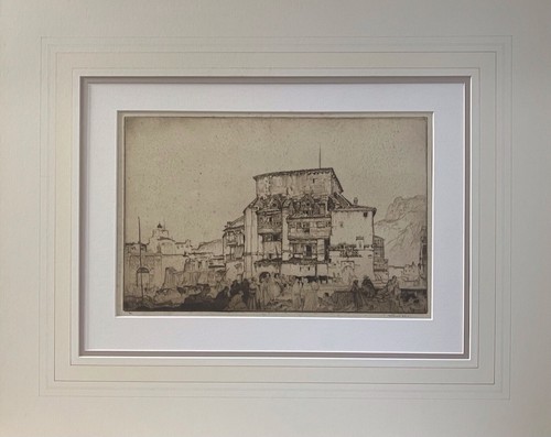 Original dry point - point, etching
