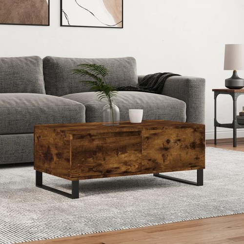 Brown oak coffee - coffee, table