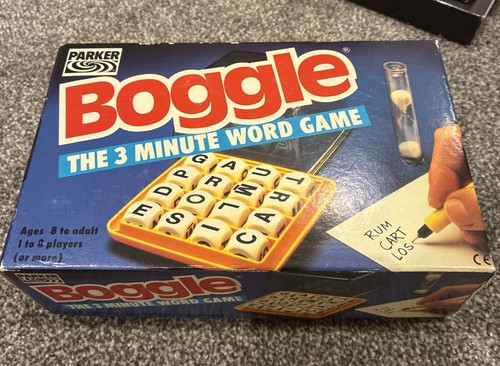 Vintage boggle minute - vintage, word