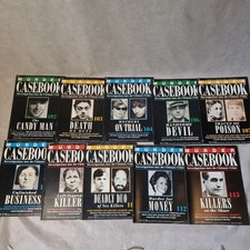 Murder Casebook Magazines - Various From 102 - 113 / 10 Editions