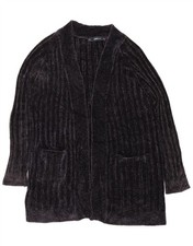 ZARA Womens Velour Open