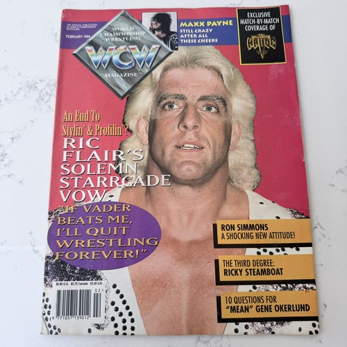 Wcw magazine vgc - magazine, february