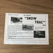 GUNS148 MAGAZINE ADVERT 6X9 “SNOW TRAC” GO-ANYWHERE VEHICLE