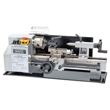 Draper Variable Speed Metal Work Lathe Self-Centring Three Jaw Chuck 250W