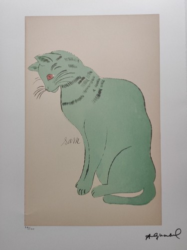 Andy warhol signed lithograph - andy,