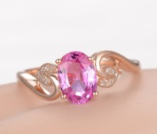 3ct Simulated Pink Sapphire