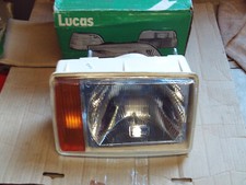 HEAD LIGHT FOR MG METRO TURBO RIGHTHAND SIDE 1985-1990 LUCAS LUB558