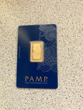 pamp 10 gram gold bar 24ct gold new and sealed 0.999