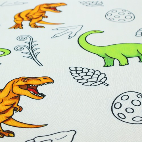 Simple dino upholstery - dino, fabric