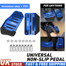 2Pcs Blue Car Pedal Pads