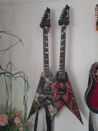 Dean double neck guitar - dean, dave
