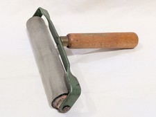 Vintage 6" Rowney England Wooden Handled Rubber Printing Ink Roller