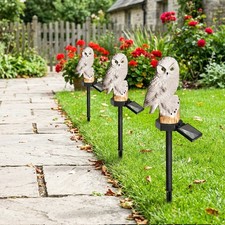 Owl Solar Powered Garden Light