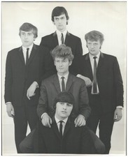 C2502/ The Kingpins UK Popband Foto 25,5 x 20,5 cm  ca.1968