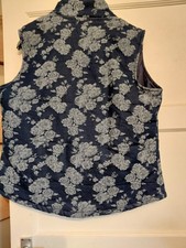 Womens Heavy Blue Gilet