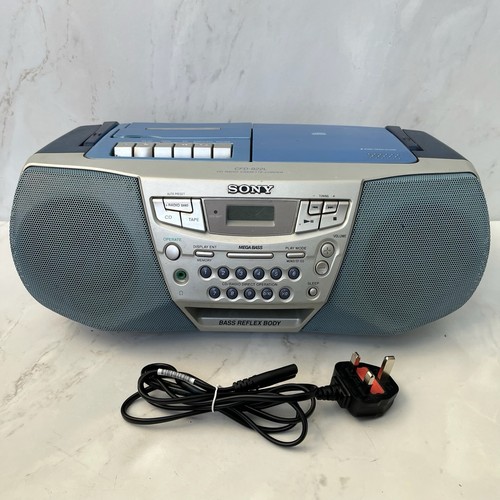 Sony cfd 922l blue silver - silver, cd