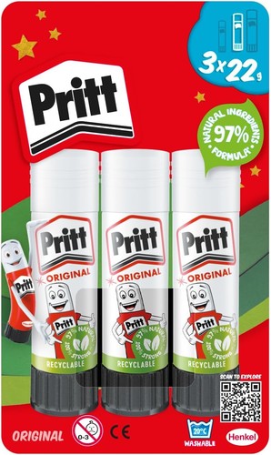 Pritt glue sticks 22g pack - pritt,
