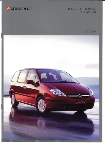 Citroen specifications - c8,