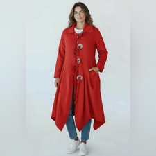 Tulip Y2K Red Toggle Lagenlook