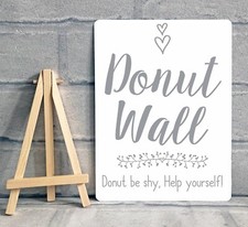A5 Metal Donut Bar Wall Table