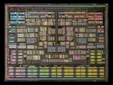 CPU Processor Die under
