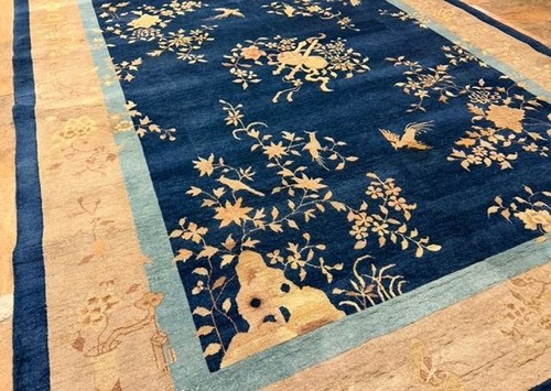 Large blue and cream chinese - large,