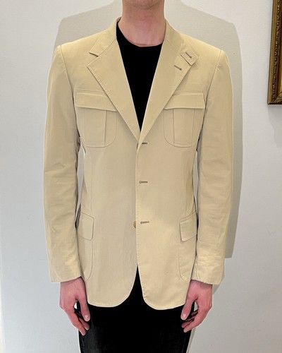 Beige men fendi cotton - beige, men’s