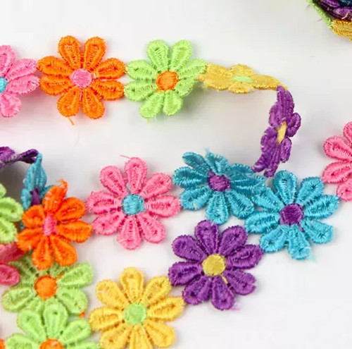 Guipure daisy sew - pc, on