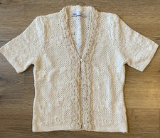 ZARA Cardigan Sz M Ecru