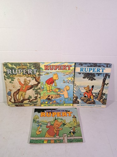 Vintage rupert bear daily - 4x,