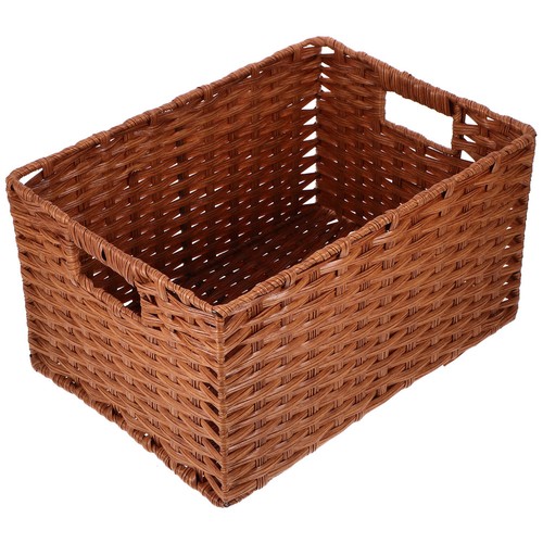 Woven storage organizer box - organizer,