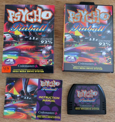 Sega mega drive psycho pinball - mega,