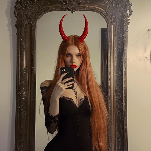 Printed demon horns - demon,