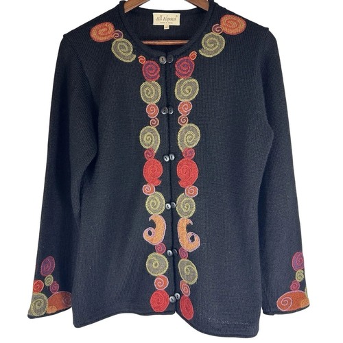 All alpaca cardigan sweater - alpaca,
