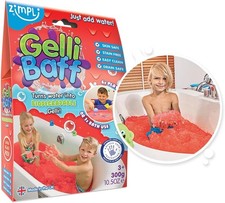 Gelli Baff Red from Zimpli Kids, 1 Bath or 6 Play Uses, Magically turns water i