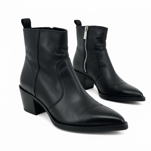 Zara womens black leather - womens,