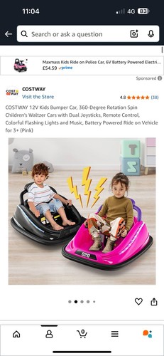 Kids bumper car - kids, v
