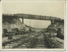BUILDING BRIDGE OVER RAILWAY