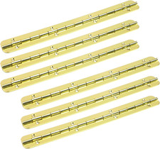 Oedema 6.3Inch Iron Piano Hinge 6 Pack Continuous & Piano Hinges Small Boat Door