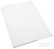 Plasticard Seconds 30% Off, 3 Sheets 3mm 120Thou (0.120") Matt White Size A4+