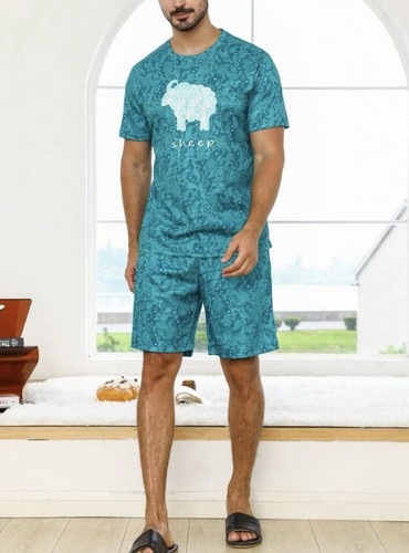 Men green paisley - men’s,